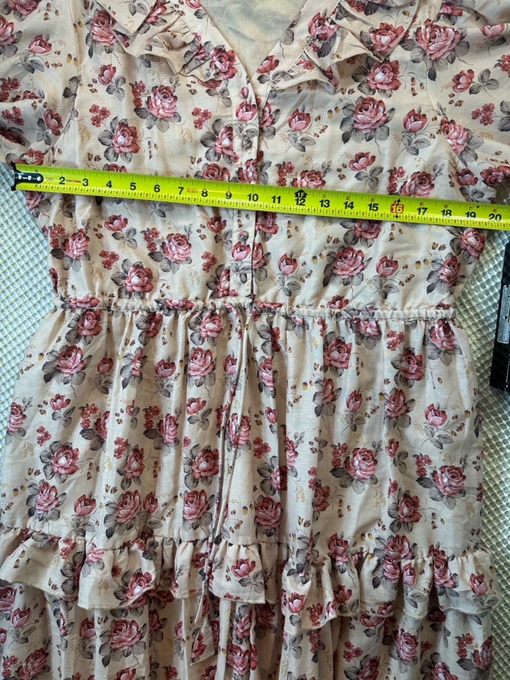 Jessakae Floral Ruffle Maxi Rosalie Dress Size XL - Picture 6 of 11